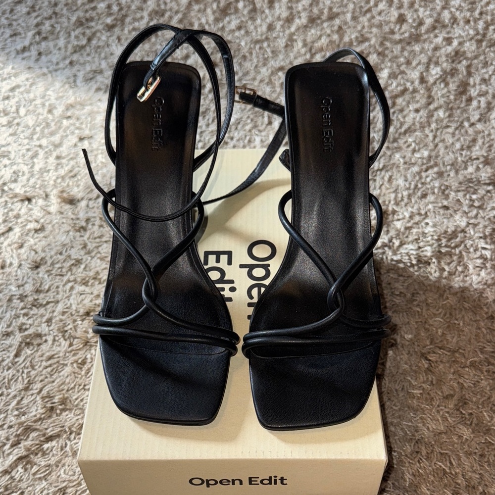 Open Edit strappy heels